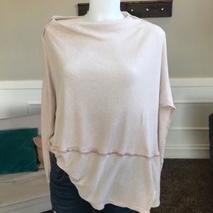 Free People boatneck tunic!! In light blush